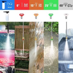 3800PSI Pressure Electric High Pressure Washer 1800W 2.8GPM with Touch Screen