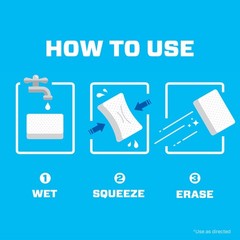 Mr Clean Erase and Renew Magic Eraser, Original, 2 Count (Pack of 1), Prints