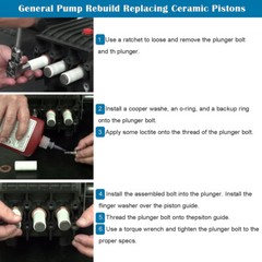 Ceramic Piston General Pump Interpump Replace Ceramic 15mm for TP Pumps 51040009