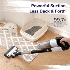 LEVOIT Cordless Vacuum Cleaner, Stick Vac LVAC-200 Essential, Arctic White
