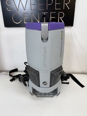 Pro Team Go Free Flex Pro 6-Quart Cordless Industrial Backpack Vac TESTED WORKS!