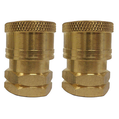 Pressure Washer Spray Wand Brass Coupler Fitting Set 1/4″ FNPT 2 Piece Set
