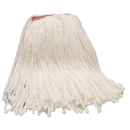 GOLDEN STAR AWM55MW5-3PK Medium Cut-End Mop, White Pearl, Synthetic, PK3,