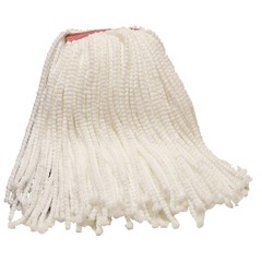 GOLDEN STAR AWM55MW5-3PK Medium Cut-End Mop, White Pearl, Synthetic, PK3,