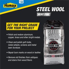 Fine Grade #00 Steel Wool (12-Pad)