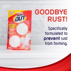 IronOut No Scent Toilet Bowl Cleaner 2.1 oz Powder