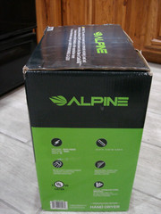 NIB Alpine Hemlock Hand Dryer Stainless Steel Brushed, 120V/60HZ