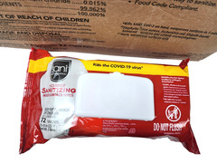 CASE of Sani Professional M30472 Sanitizing Wipes 72 Ct Soft Pack 12 PACKS NEW!