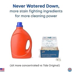 Dropps Free + Clear Biobased Laundry Detergent Pods, Unscented, 140 Count, HE