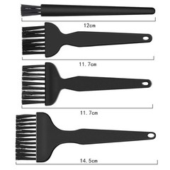 9 in 1 Anti Static Brushes Small Cleaning Kit Multi-Purpose Small, Black