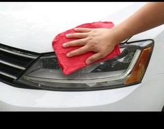 Lot of 10 Shop Towels 13 X 14 Red Cleaning Rags Auto Garage Home Shop Washable