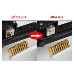 1x For Industrial-Grade Nozzle Head Cleaning Wire Mini Polishing Cleaning Brush