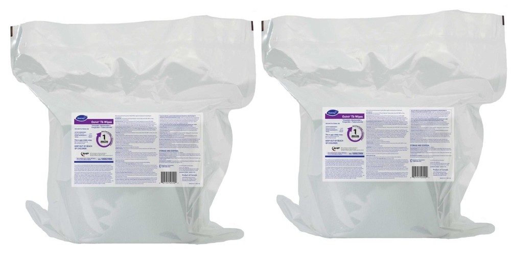 2 Bags Diversey – Oxivir Tb Cleaning Refill 10082390, 160 Wipes, EXP 11/11/2027
