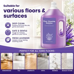 82 FL OZ/2.4 L Lavender Scented Floor Cleaning Solution 82 Fl Oz (Pack of 1)