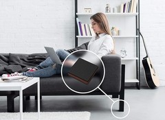 GorillaPads Non Slip Furniture Pads/Floor Gripping 2″ Square 16 Pack, Black