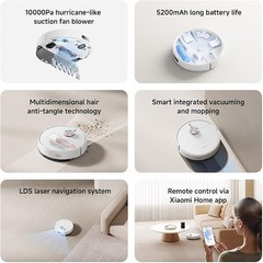 Xiaomi Robot Vacuum S40 Smart Sweep & Mop Robot 5200mAh Self-Charging Cleaner