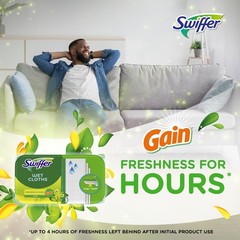 Swiffer Sweep + Mop, Wet Pads Refill, 24 Count (Pack of 1), White, Green