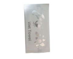Refresher Towelette Individual Pack Seal Sachets Wet Towel Wipes 16cm x 20cm