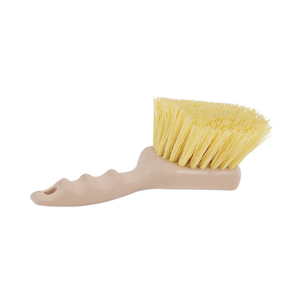 Boardwalk 4308 5.5 in. Brush 3 in. Tan Handle Cream Bristles Utility Brush New