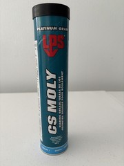 Lps 70814 Bearing Grease With Molybdenum Disulfide, 14 Oz, Cartridge, Gray