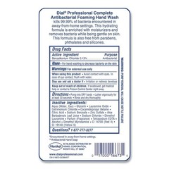 Dial Professional 16674EA 1 L Antibacterial Foaming Hand Wash – Original New