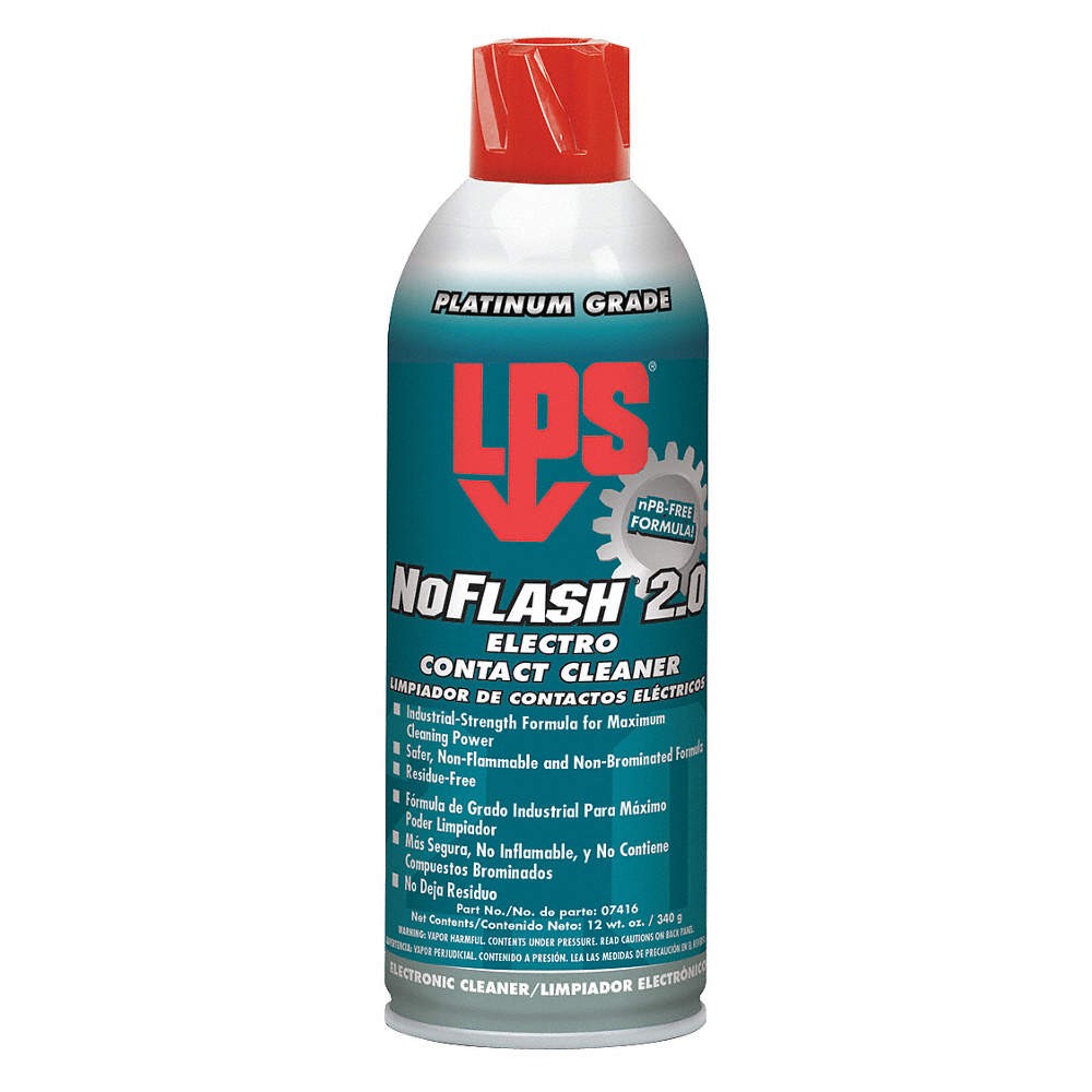 LPS 07416 Contact Clnr,AeroSpray Can,12oz,NoFlash2 40WY43