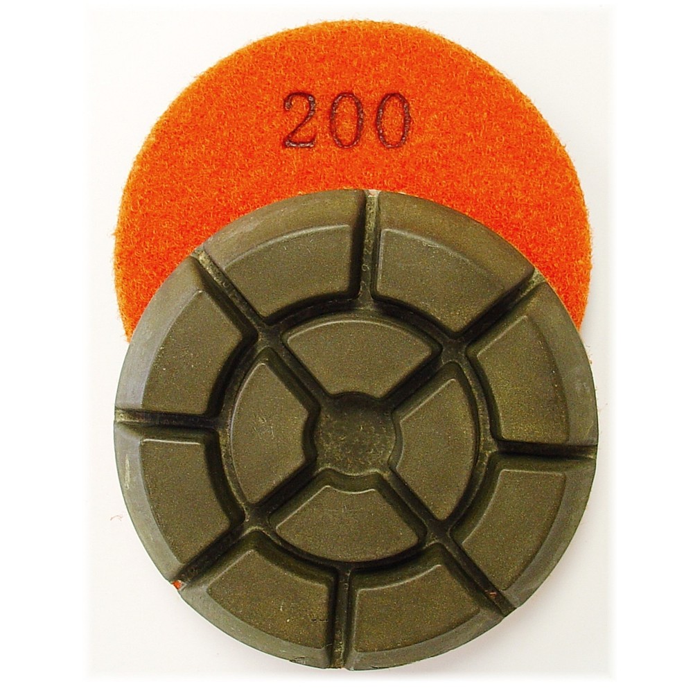 3” Dry Diamond Polishing Pad for Concrete – 200 Grit