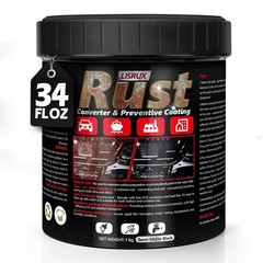 Rust Converter & Metal Primer, 34 Fl Oz Industrial Grade Water Based – Ultimate
