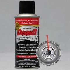 Caig DeoxIt D5S Can 142g 5% Solution Spray with LMH-Valve