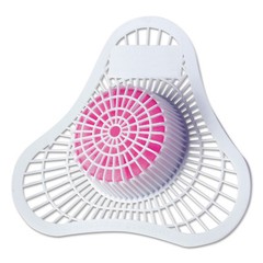 HOSPECO 1901 Health Gards Urinal Screen – Cherry Scent/White/Pink (1-Dozen) New