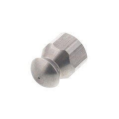 Erie Tools Button Nose 1/4″ Sewer Jetter Drain Cleaning Nozzle 6.0 Orifice Size