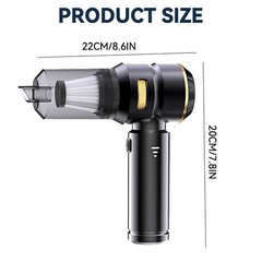 Cordless Handheld Car Vacuum 22000Pa Portable Cleaner Air Duster 4 In 1