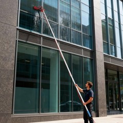 Long Reach Solar Panel Cleaning Brush Kit Pole Length 7m/22.97ft for Outdoor