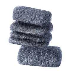 16 Pads Steel Wool Grade #2 MEDIUM Grade for Cleaning & Preparing, Mice Control