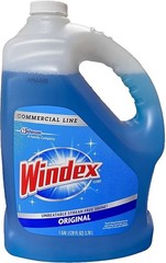Windex Original Glass Cleaner Commercial Line Unscented 128 fl oz 1 Gallon