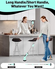 Spin Scrubber for Cleaning Bathroom, Shower Scrubber Cordless Cleaning Brush …
