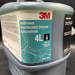 3M™ Bathroom Disinfectant Cleaner Concentrate 4L Gray Cap 2 Liter