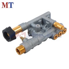 Pressure Washer Pump Manifold Kit 7108366 W/ Mounting Bolt Washer Pump Sliver US
