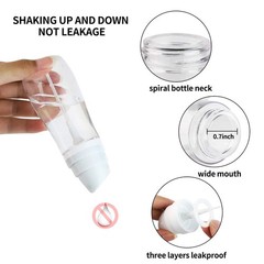 Yolaist Small Spray Bottle with Fine Mist, 2 Pack 100ml, transparent