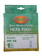 EnviroCare Replacement HEPA Vacuum Filters Designed to Fit Eureka HF-10 Uprig…