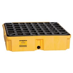 EAGLE 1633D Spill Platform,w/Drain,15 gal.,1 Drum 35U064