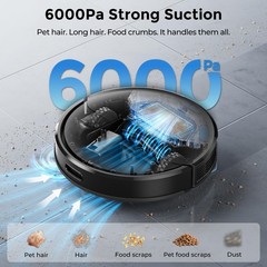 Kilgone Robot Vacuum And Mop Self-Emptying 6000Pa No-Tangle Suction Lidar