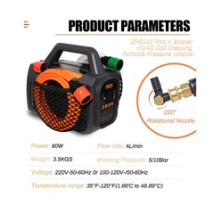 Updated ZPB140 Port A Blaster HVAC Coil Cleaning, Portable Pressure Washer, C…