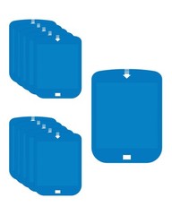 Shootingstar 10 Pcs Refill for STEM Blue Light Trap, Replacement Sticky