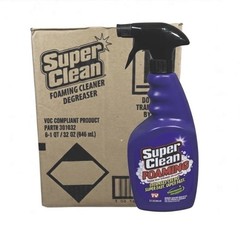 SuperClean Foaming Degreaser Case of 6 – 32oz Spray Bottles Industrial Strength
