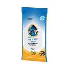 Pledge Multi-Surface Cloth Cleaner Wet Wipes – Fresh Citrus (12/CT)