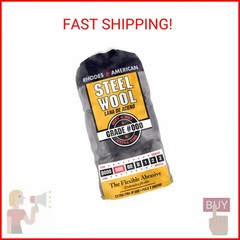 Homax – 33873210009 Steel Wool, Extra Fine Grade #000, 12 Pads