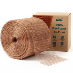 Coldbreak Copper Mesh Rodent Control – 5″ x 100′ Rustproof 100′,