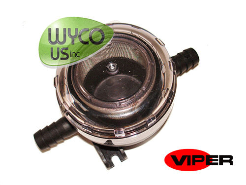 SOLUTION FILTER ASSEMBLY, VIPER FANG 18C WALK BEHIND SCRUBBERS, VF80111A, 5D28