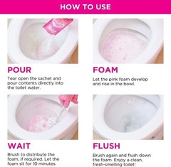 The Pink Stuff Foaming Toilet Powder, 7 oz- 824996